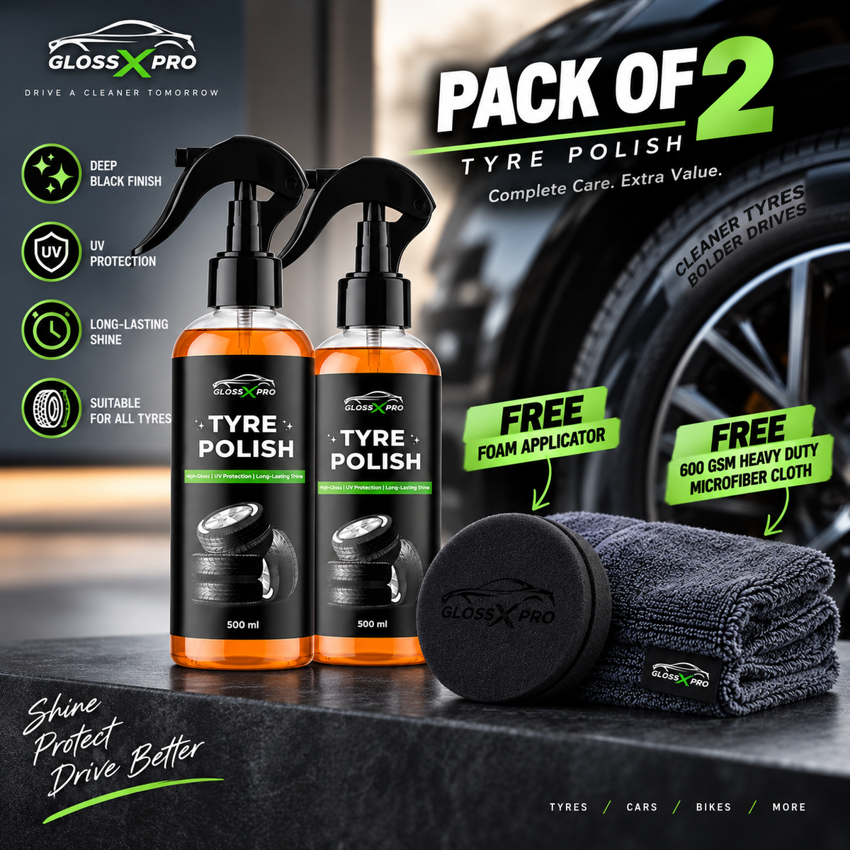 Tyre Polish (300 ML)