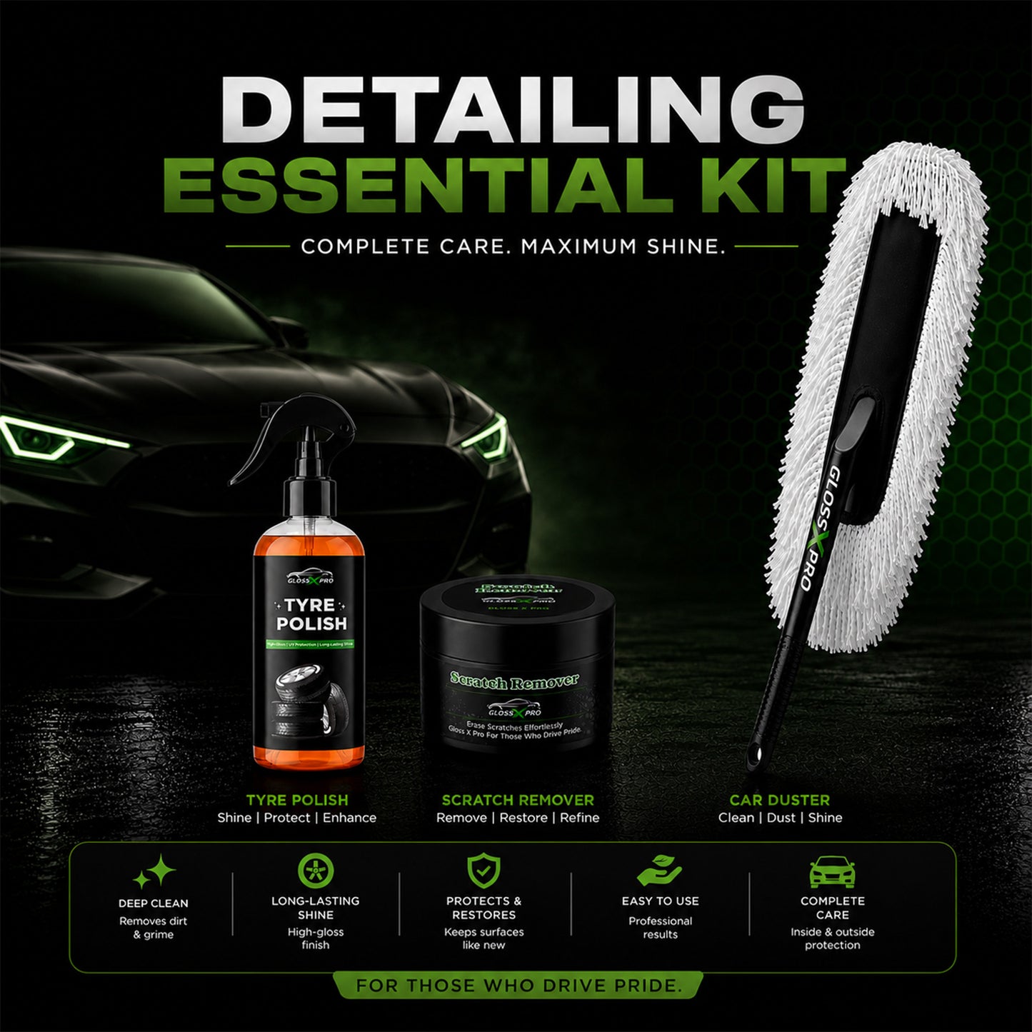 Detailing Essential Kit (100ml)